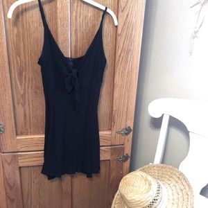 Audrey 3+1 black cami dress